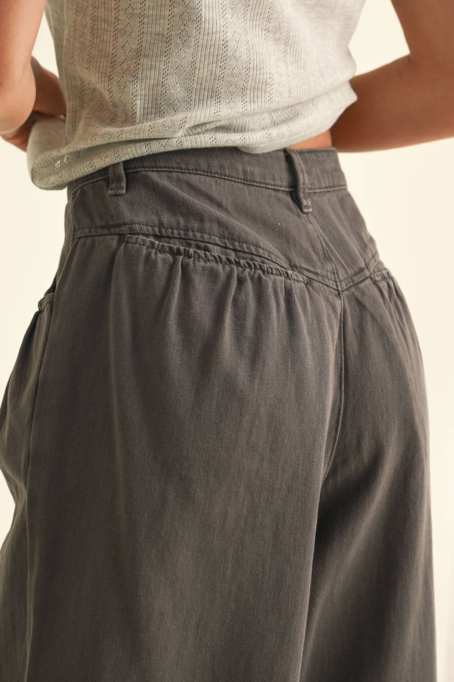 Pleated Trousers | Brown