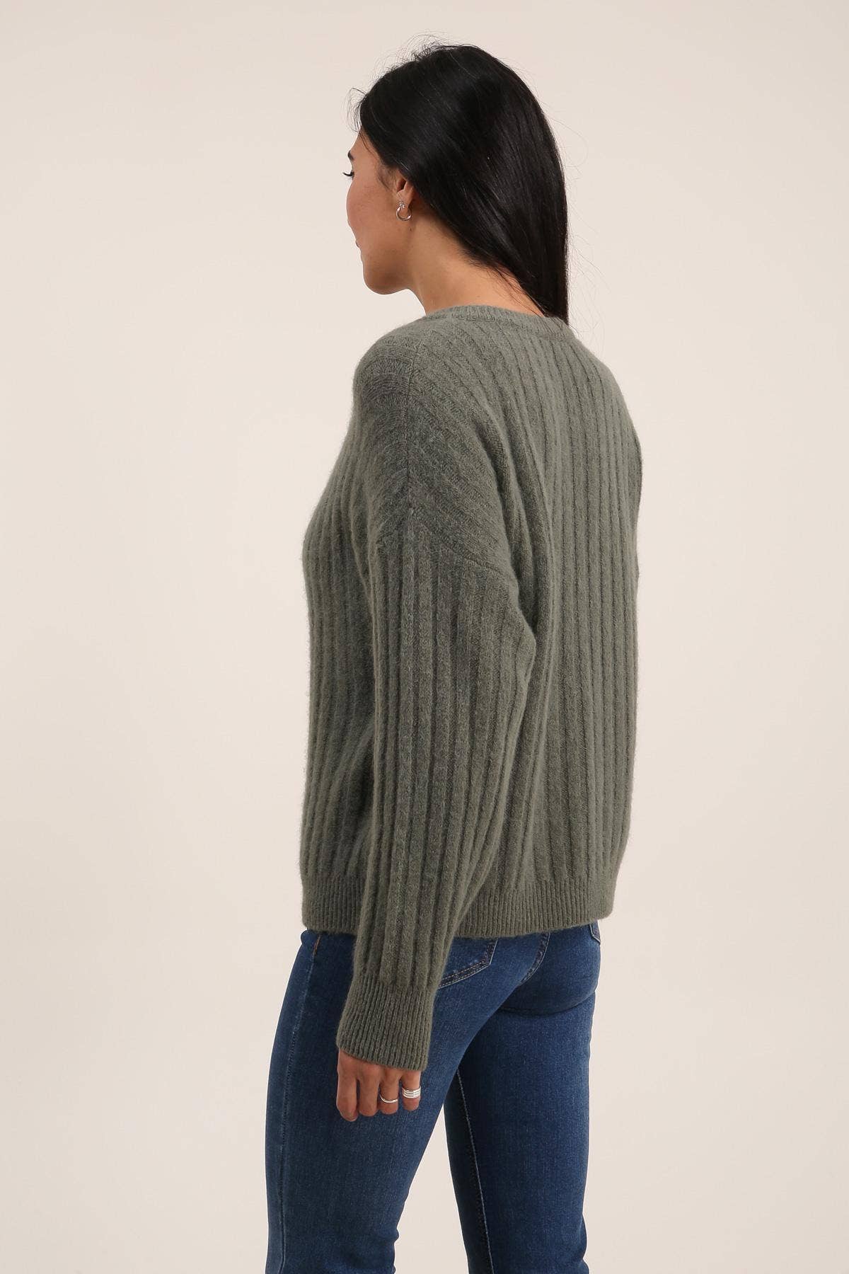 Baby Alpaca Cardigan | Ecru