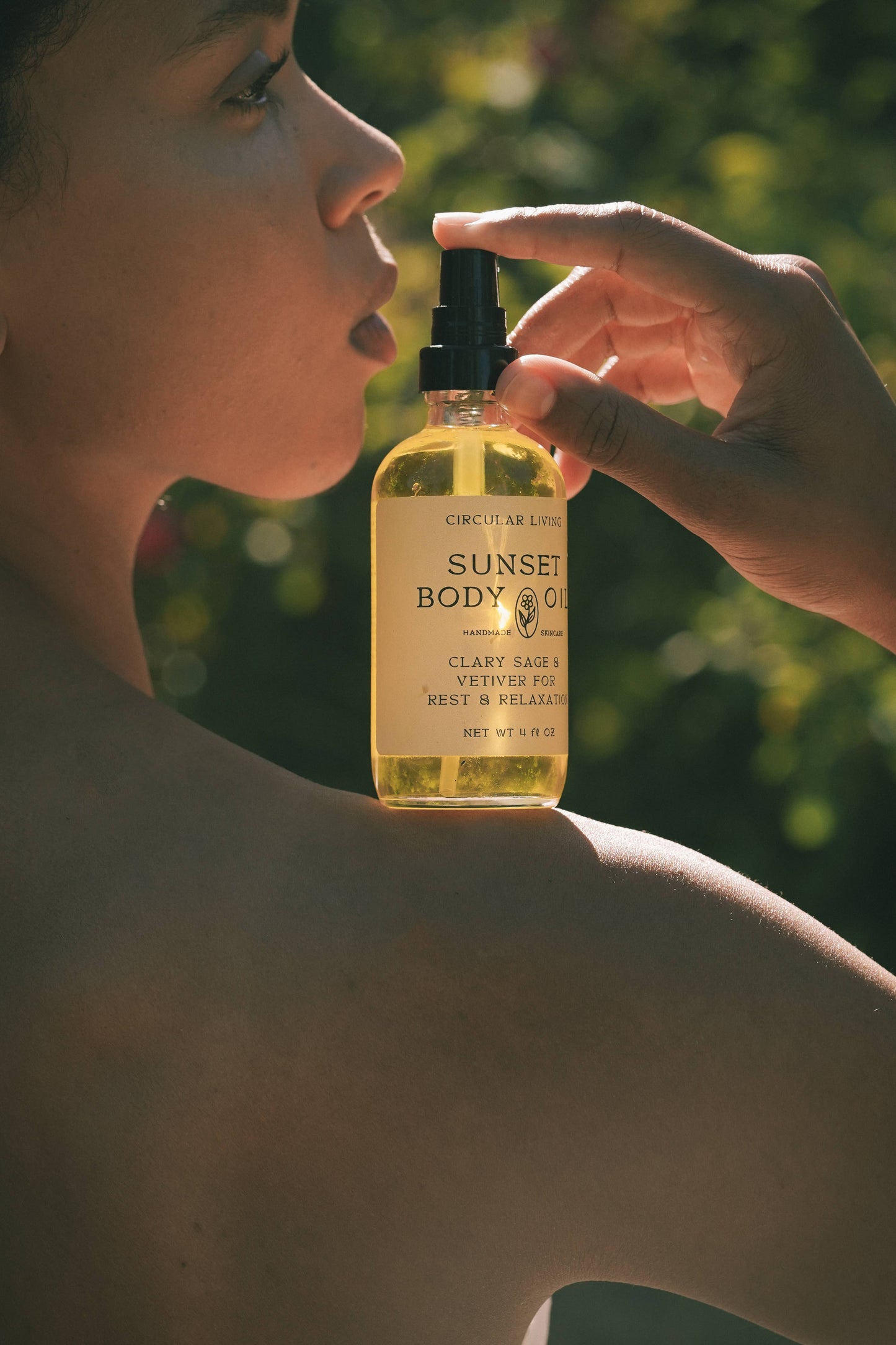 Sunset Body Oil | Clary Sage & Vetiver | 4 fl oz