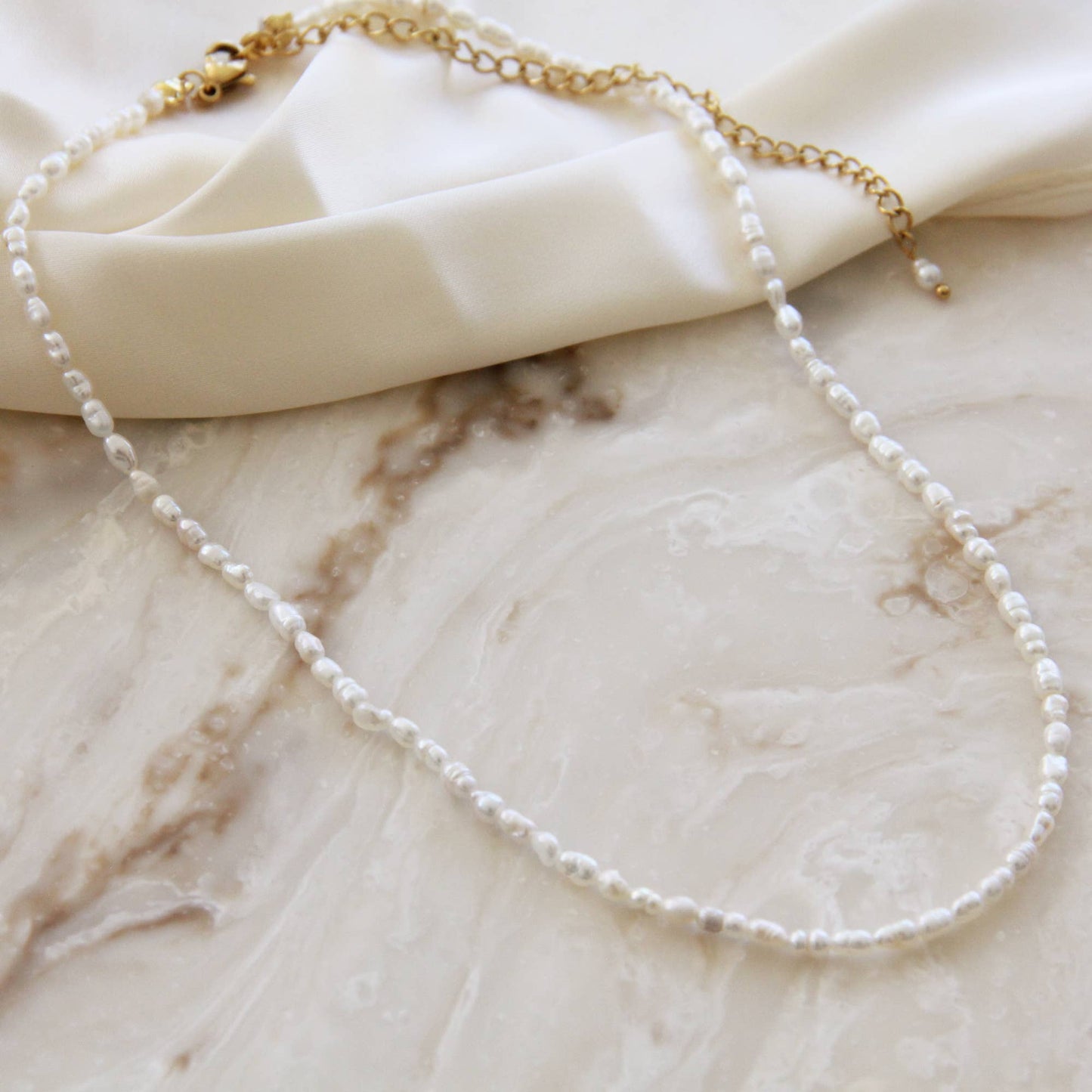 Petite Fresh Water Pearl Necklace