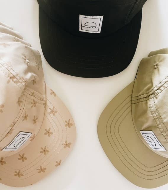 Printed Five-panel cap in Poppy: Toddler