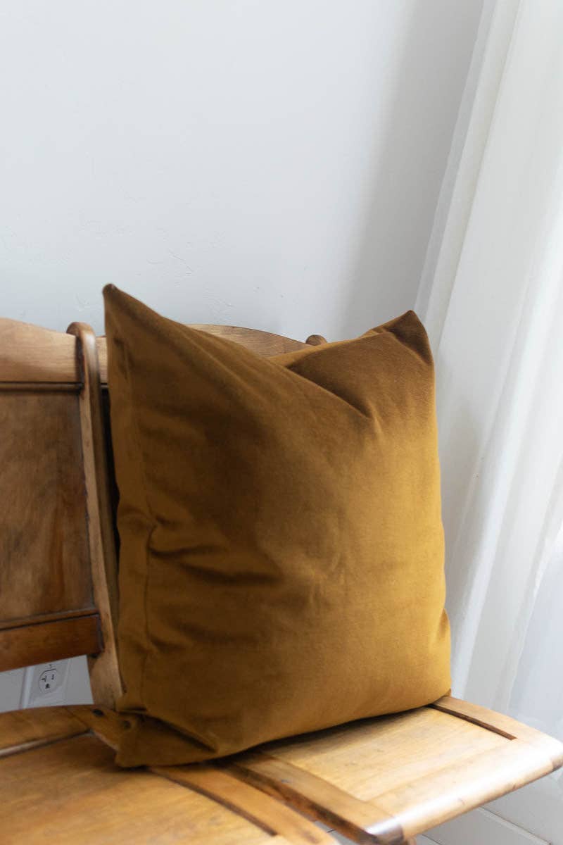 Woven Pillow in Velvet - OOAK