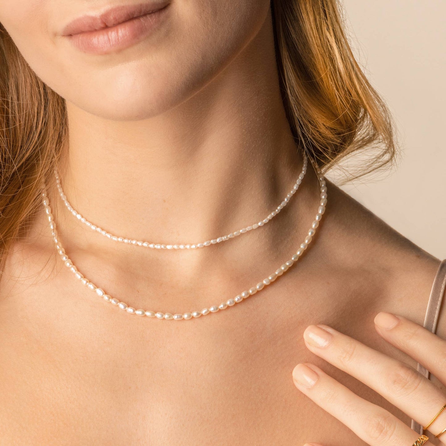 Petite Fresh Water Pearl Necklace