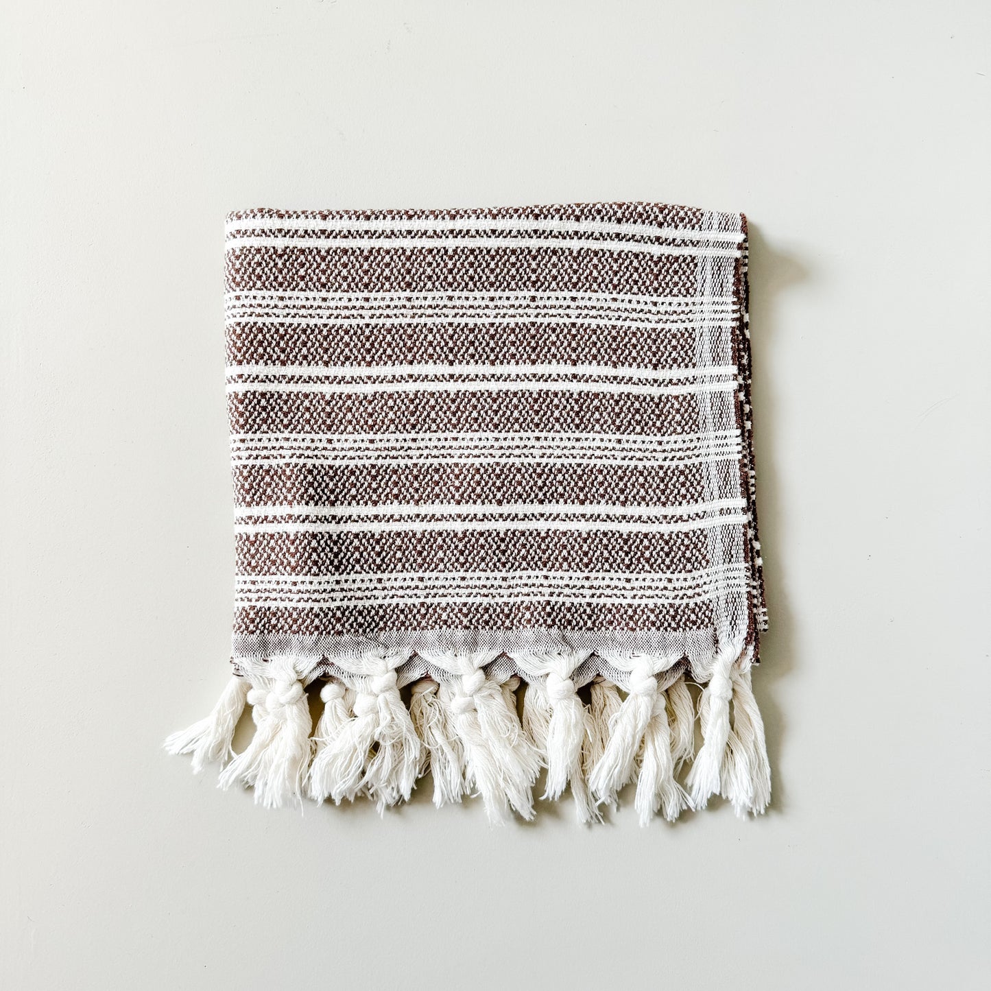 Brown Woven Tea Towel