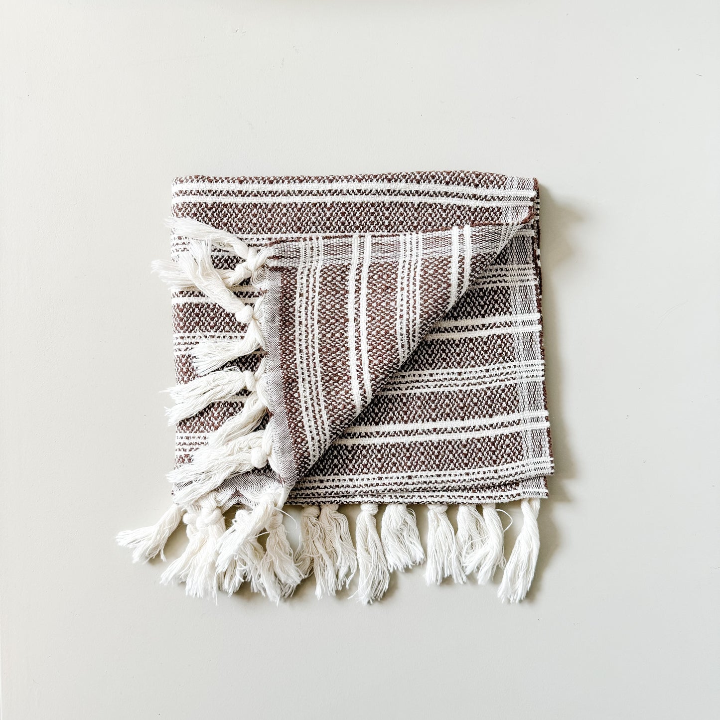 Brown Woven Tea Towel