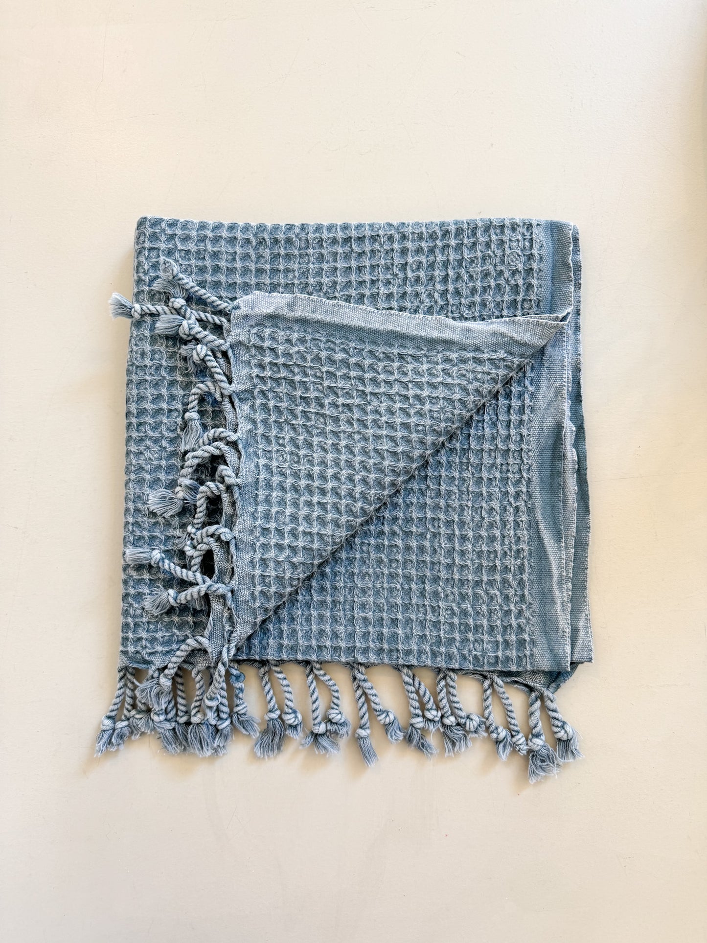 Slate Waffle Weave Tea Towel