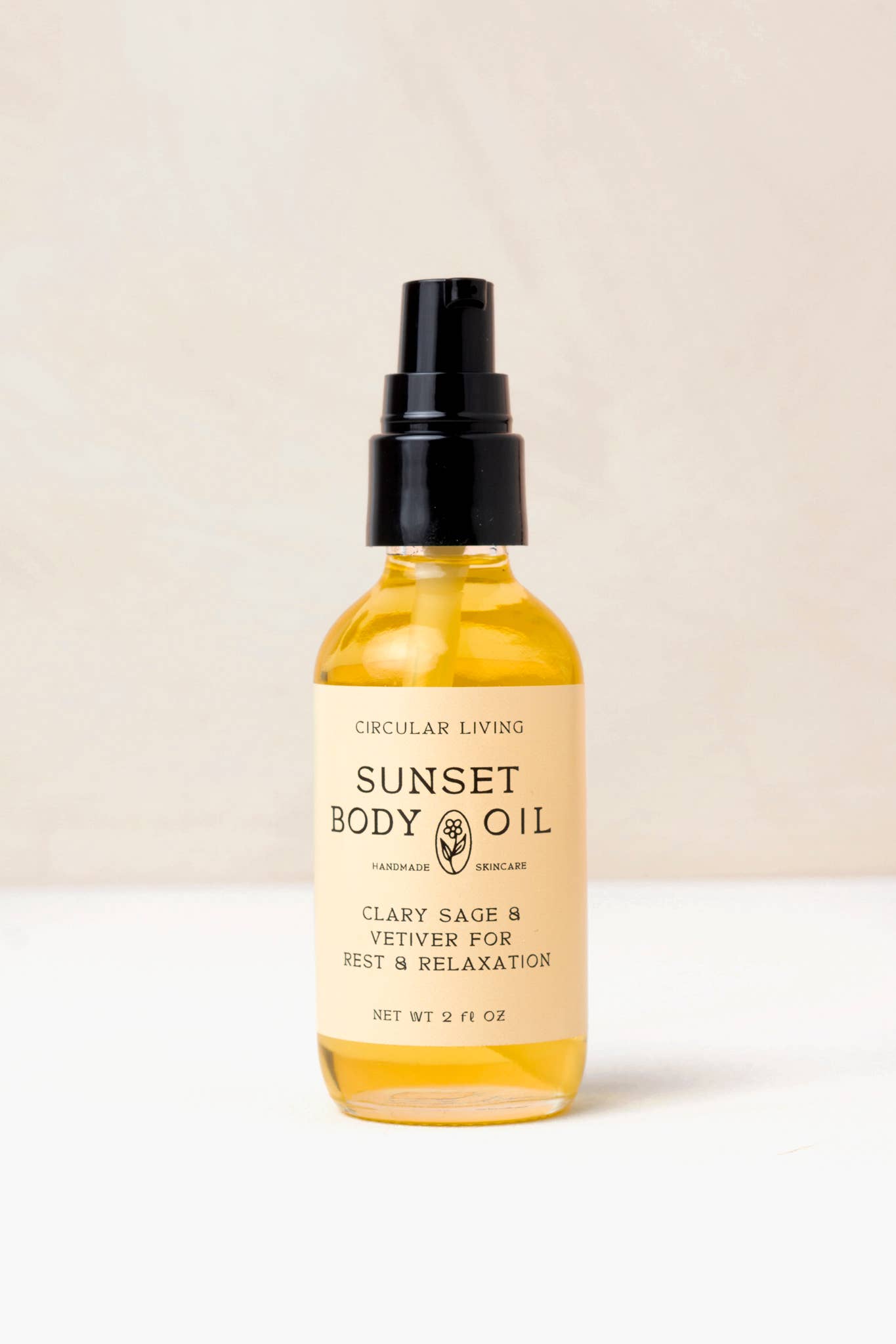 Sunset Body Oil | Clary Sage & Vetiver | 4 fl oz