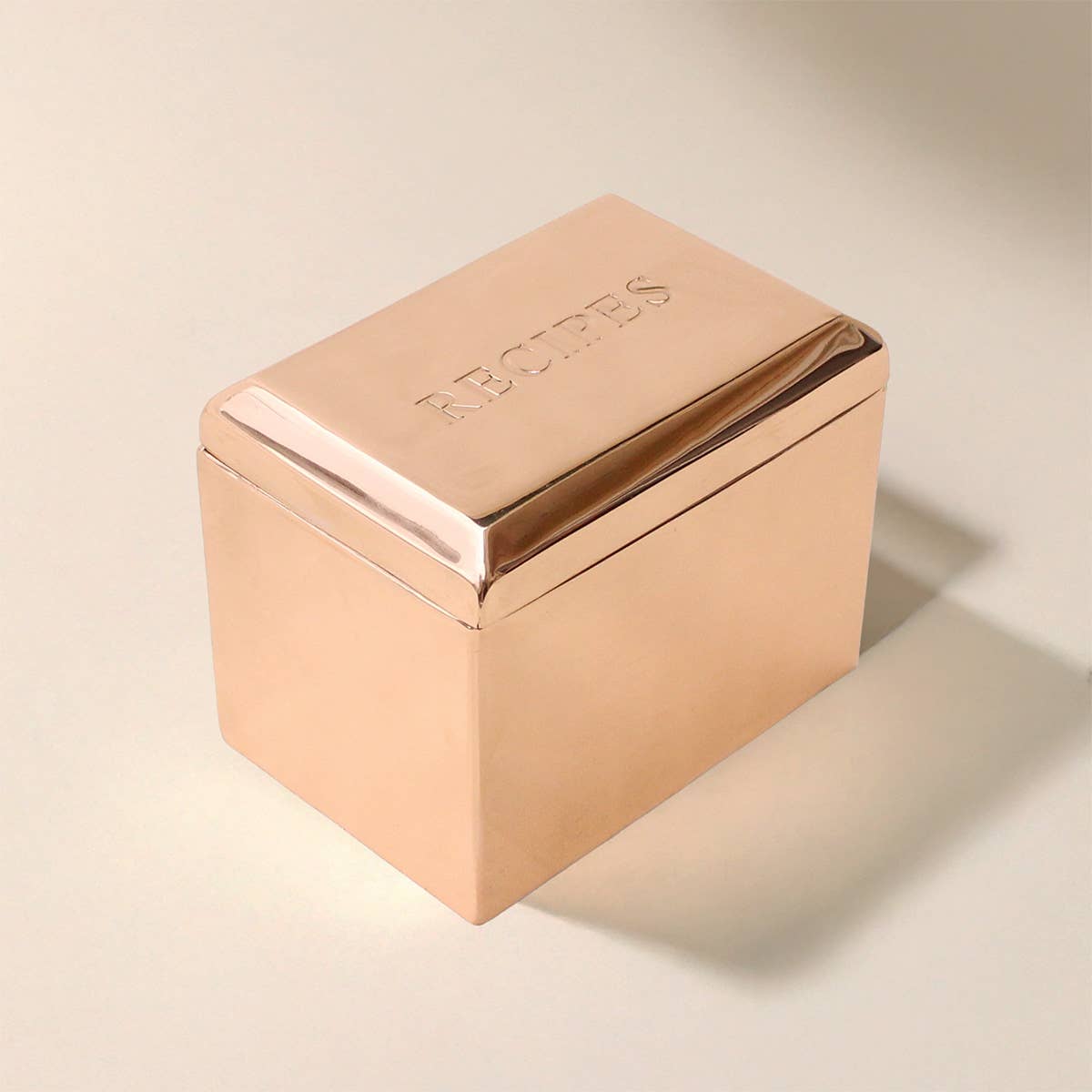 Copper Recipe Box