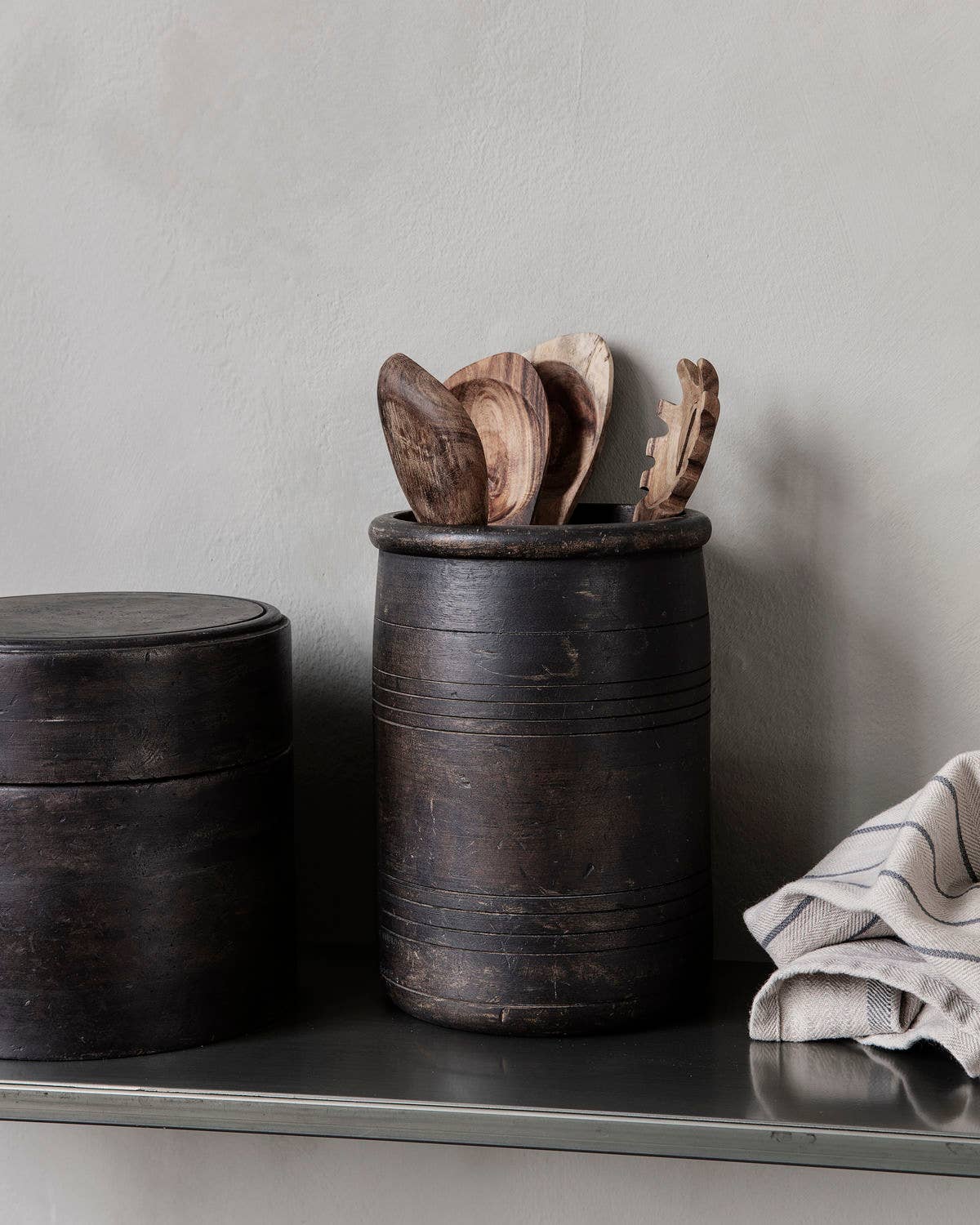 Storage/Planter, Kango, Dark brown