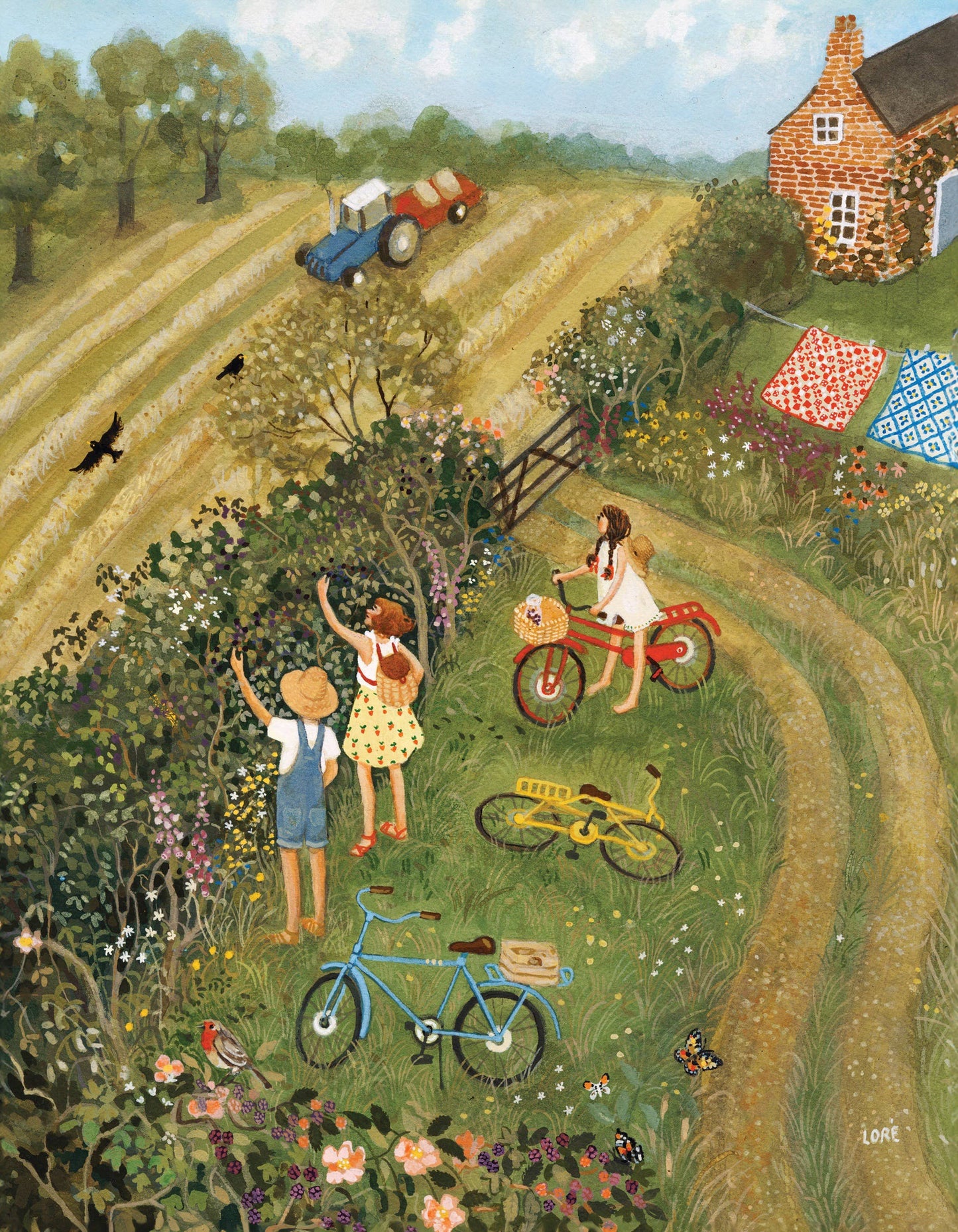 Along the Hedgerow Mini Puzzle