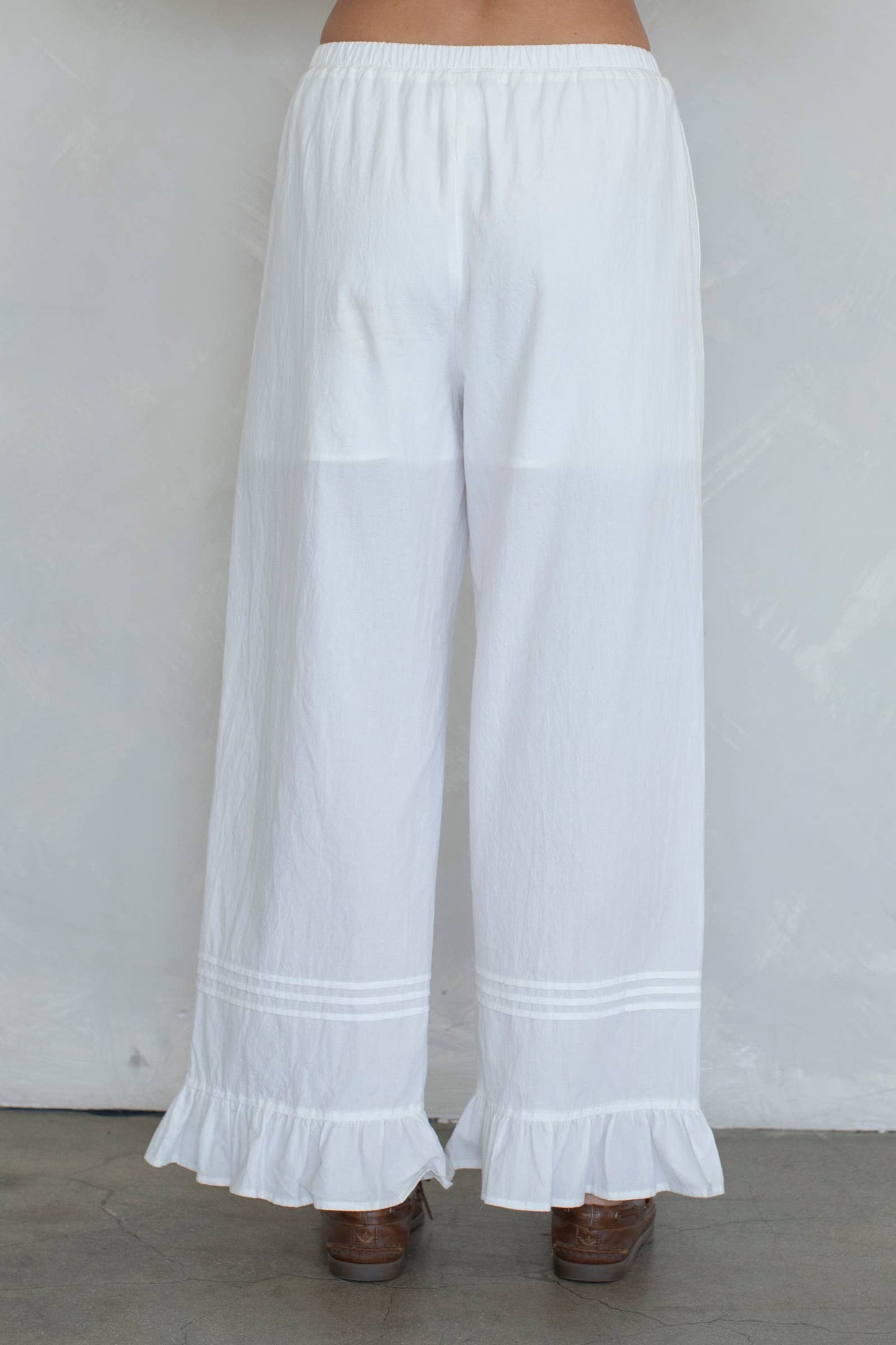 Talia Pants: Ivory / L