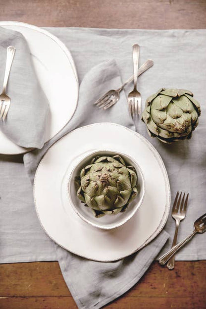 Keepsake Linen Dinner Napkin Set | Light Blue | Set of Four