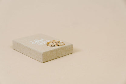 Thick Hammered Stacking Ring in Gold Filled: 6