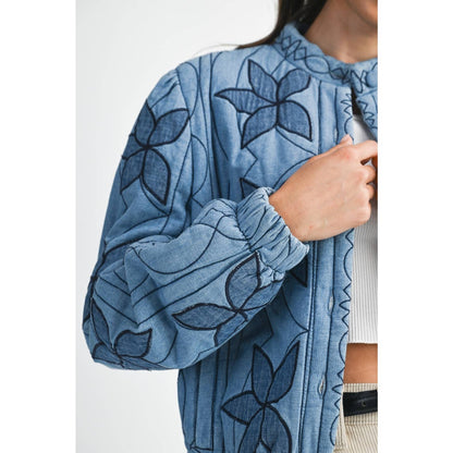 Quilted Denim Jacket