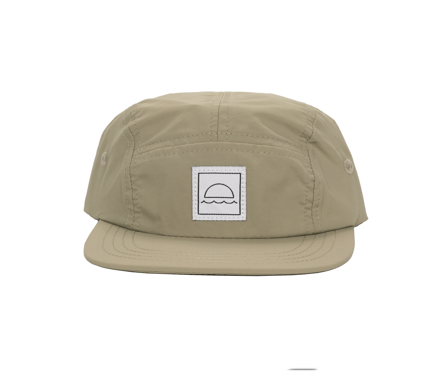 Nylon Five-Panel Cap in Sage: Toddler