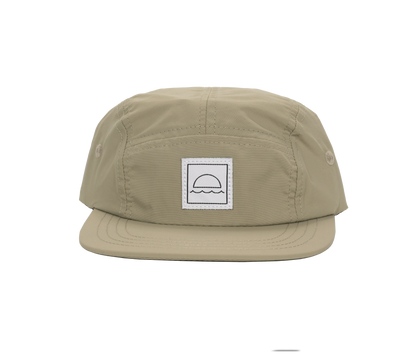 Nylon Five-Panel Cap in Sage: Toddler
