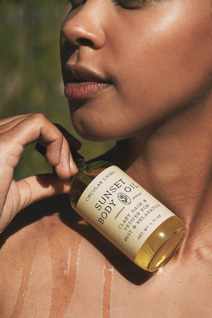 Sunset Body Oil | Clary Sage & Vetiver | 4 fl oz