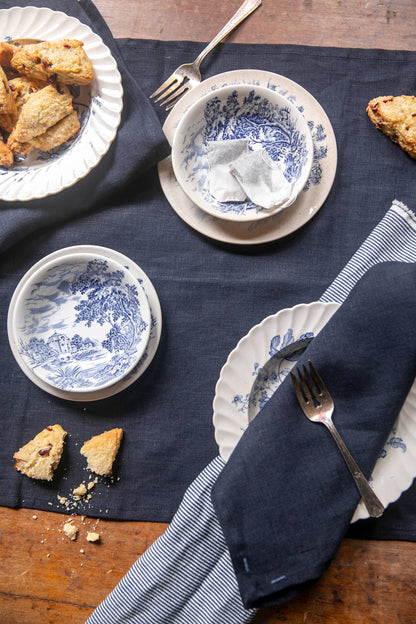 Keepsake Linen Dinner Napkin Set | Navy | Set of Four