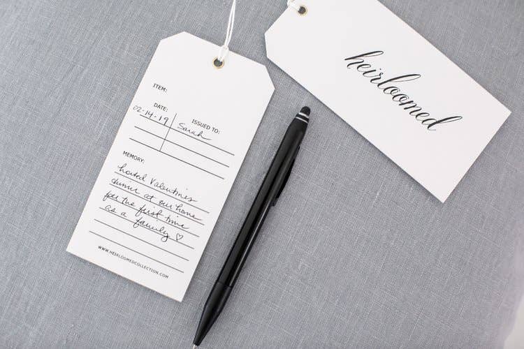 Keepsake Linen Dinner Napkin Set | Light Blue | Set of Four