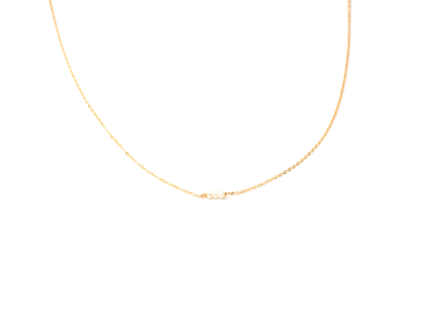 Three Pearl Necklace