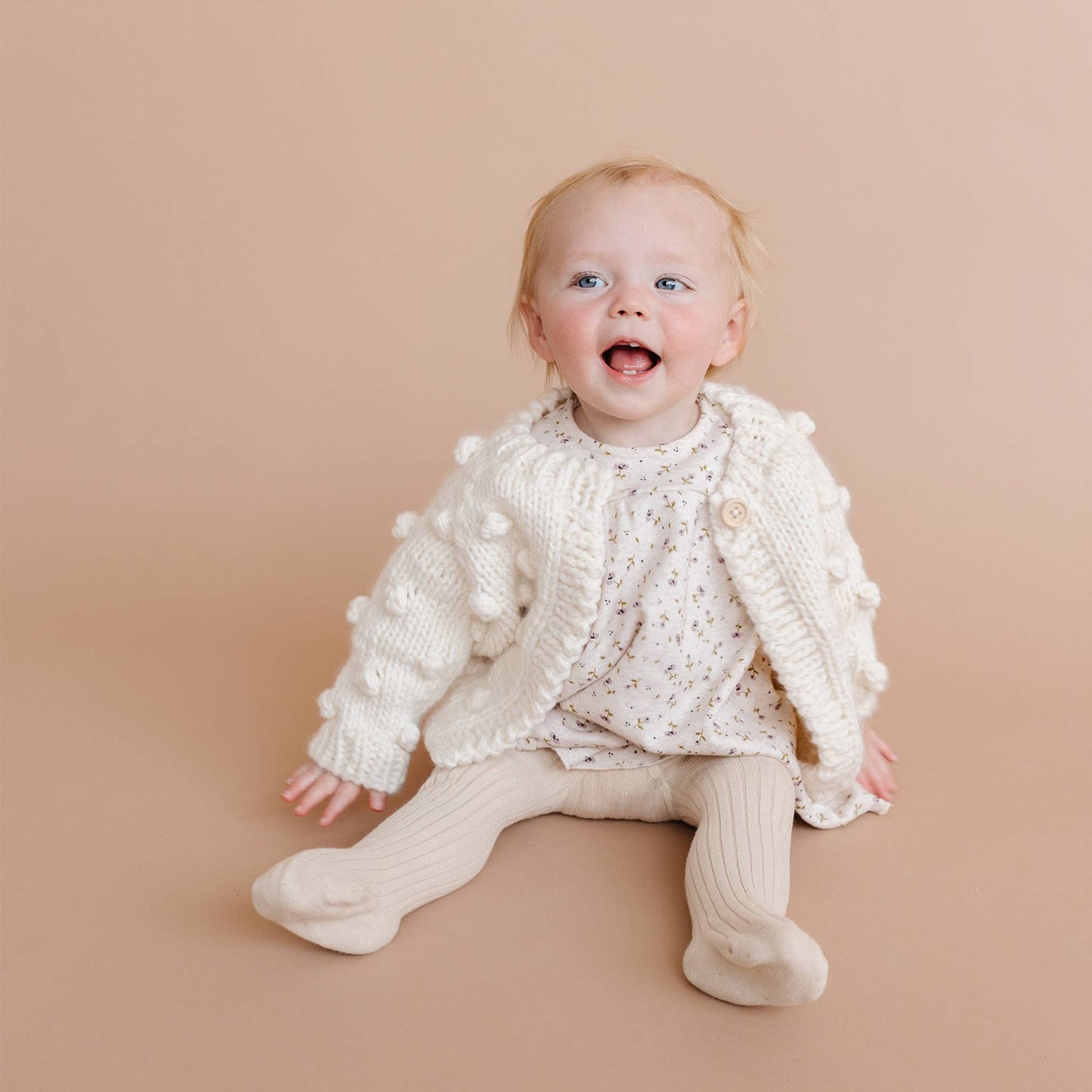 Popcorn Cardigan | Cream
