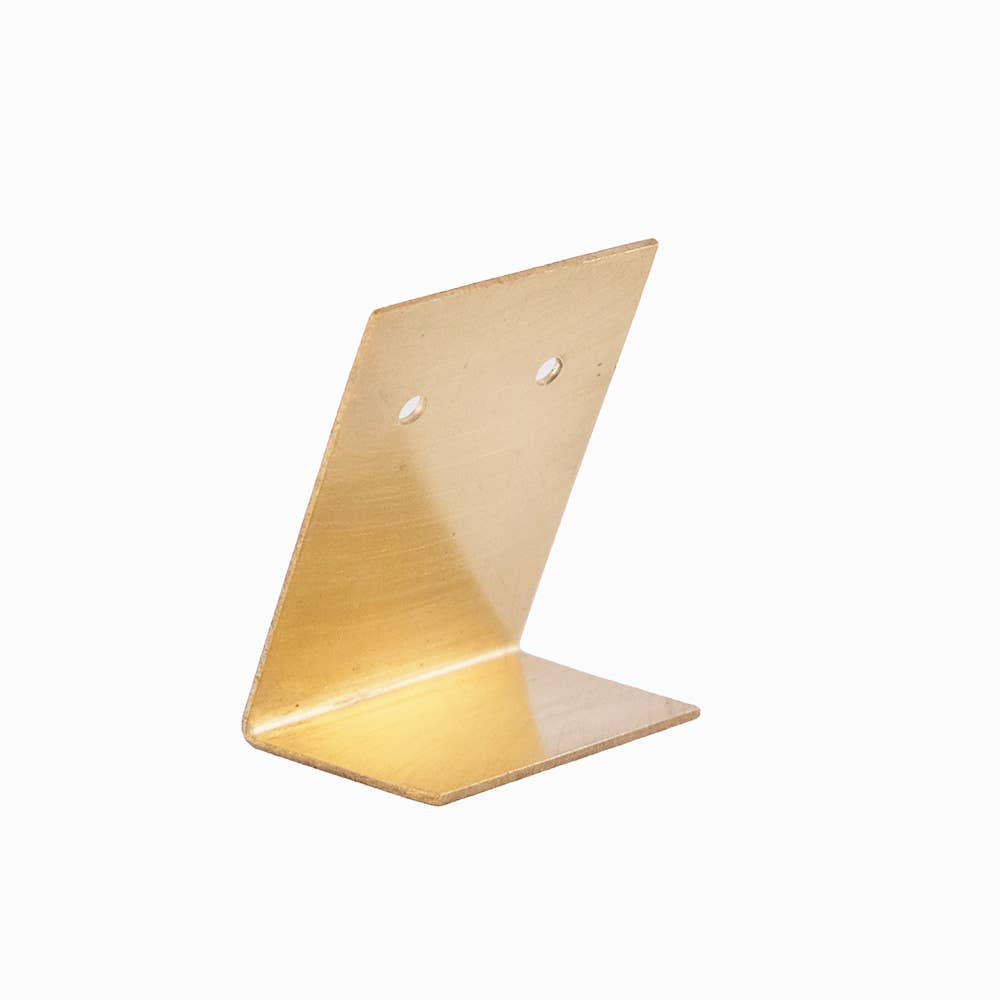 Brass Earring Holder Plate – Minimal Jewelry Display: Small