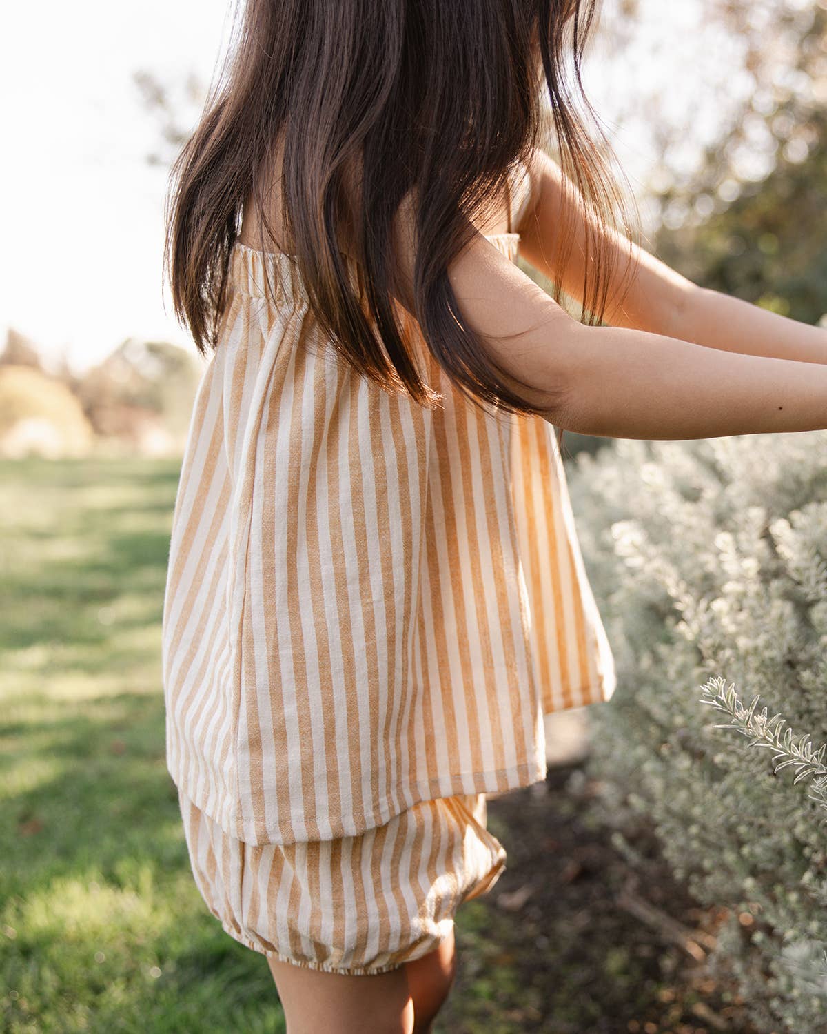 Woven Short | Mustard stripe