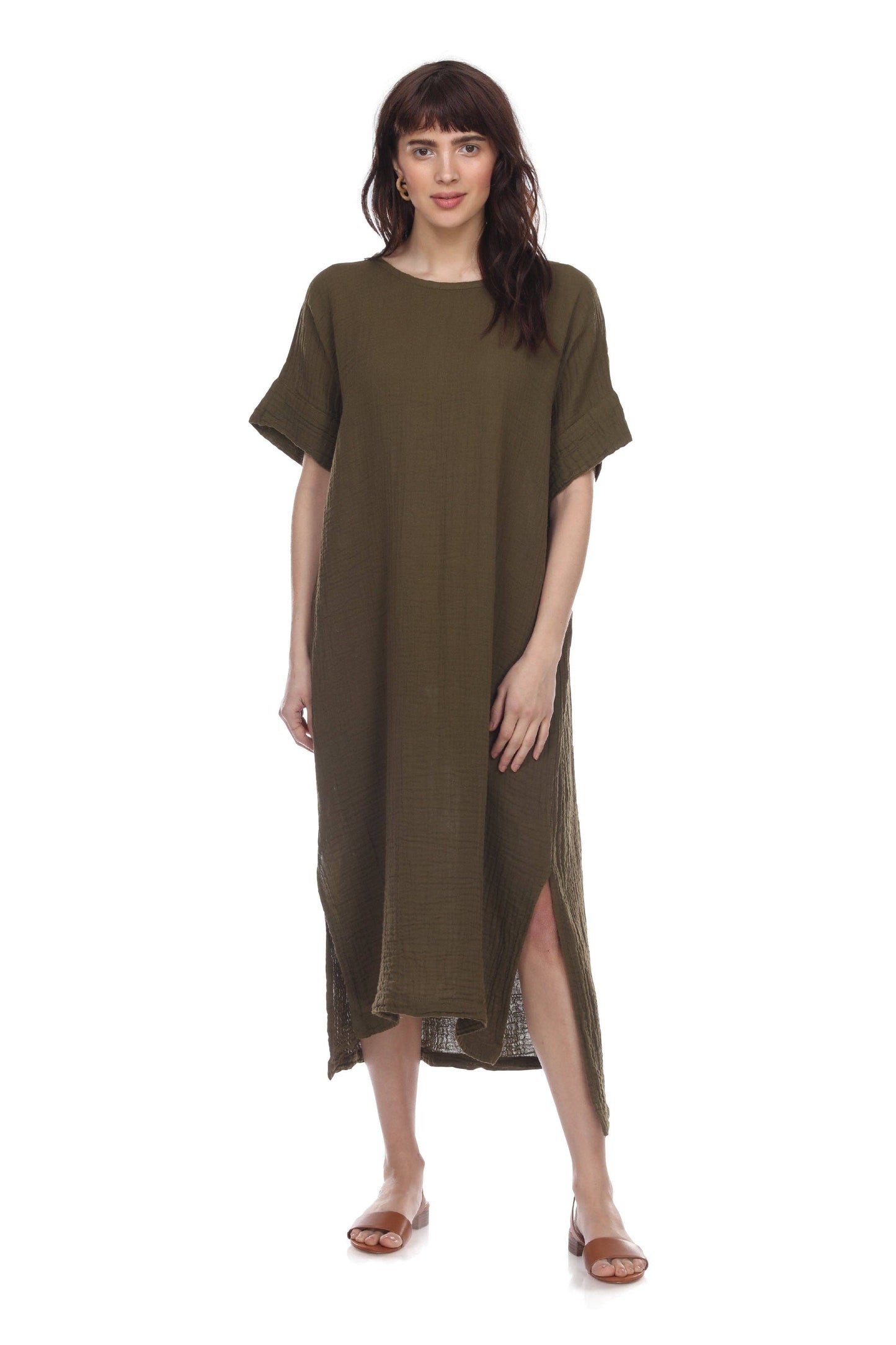 Laguna Dress: Olive / One Size