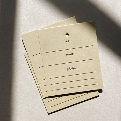 Sand Gift Tags | Set of 10