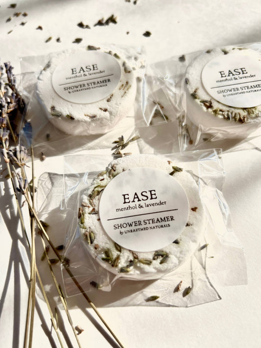 Ease – Lavender + Menthol Shower Steamers | Relaxation