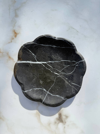 Belle Black Marble Tray