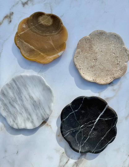 Belle Black Marble Tray