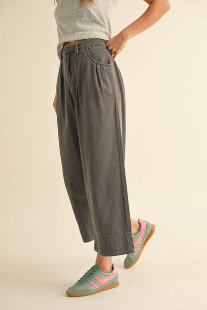 Pleated Trousers | Brown