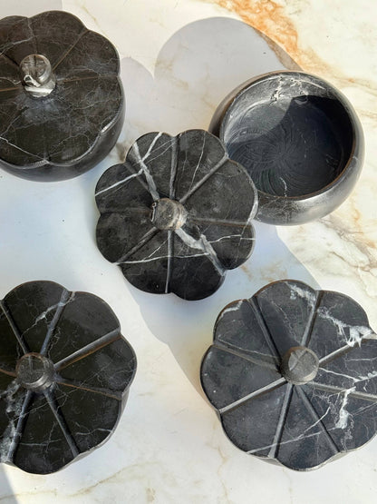 Black Marble Trinket Box