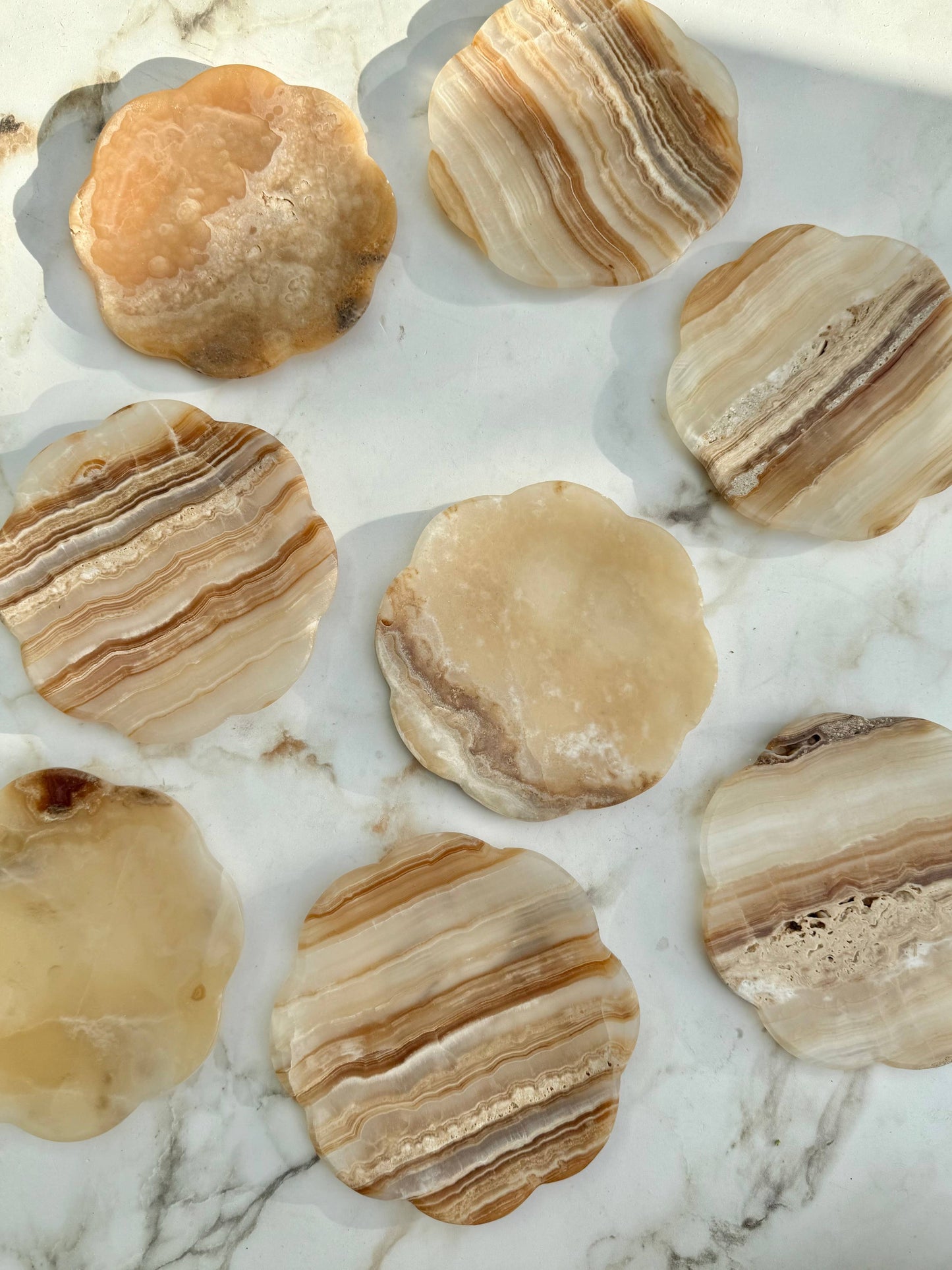 Scalloped Onyx Tray | Amber