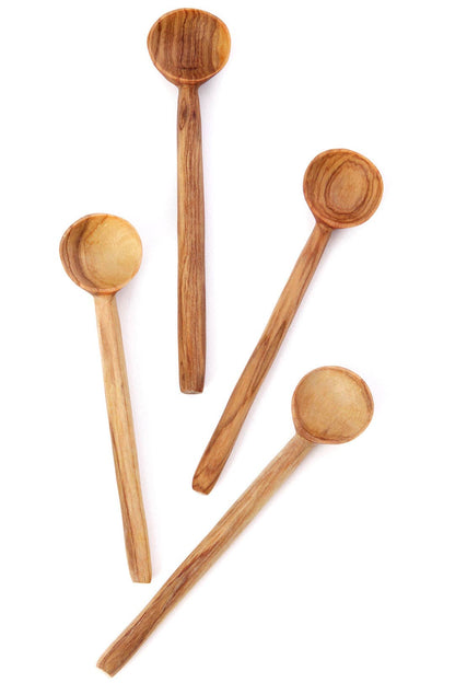 Wild Olive Wood Sugar Spoons