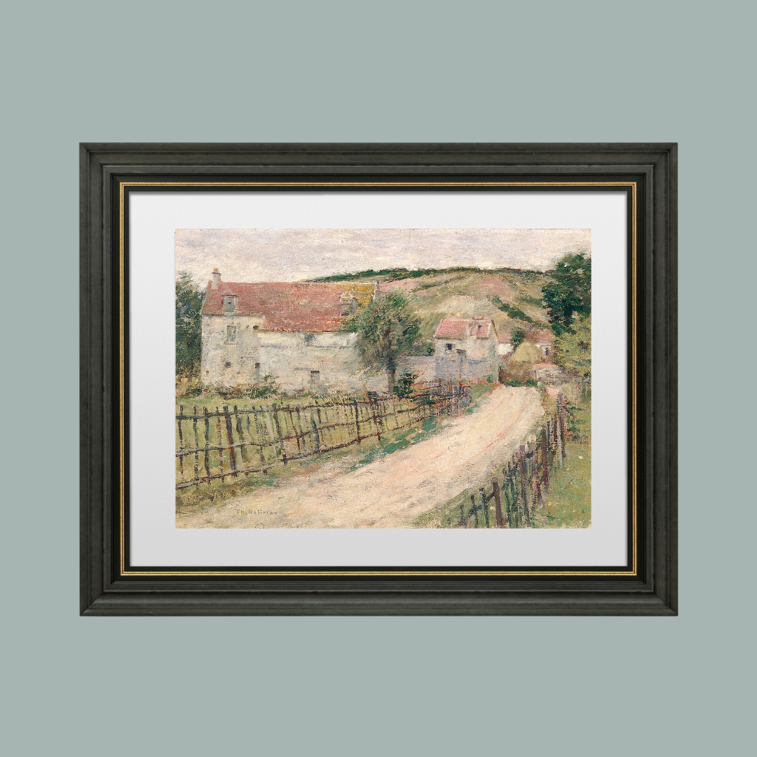 The Old Mill Antique Print: 8x10