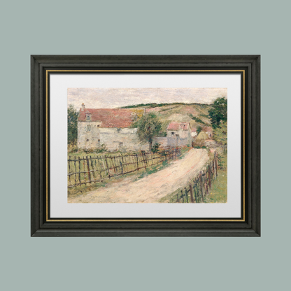 The Old Mill Antique Print: 8x10