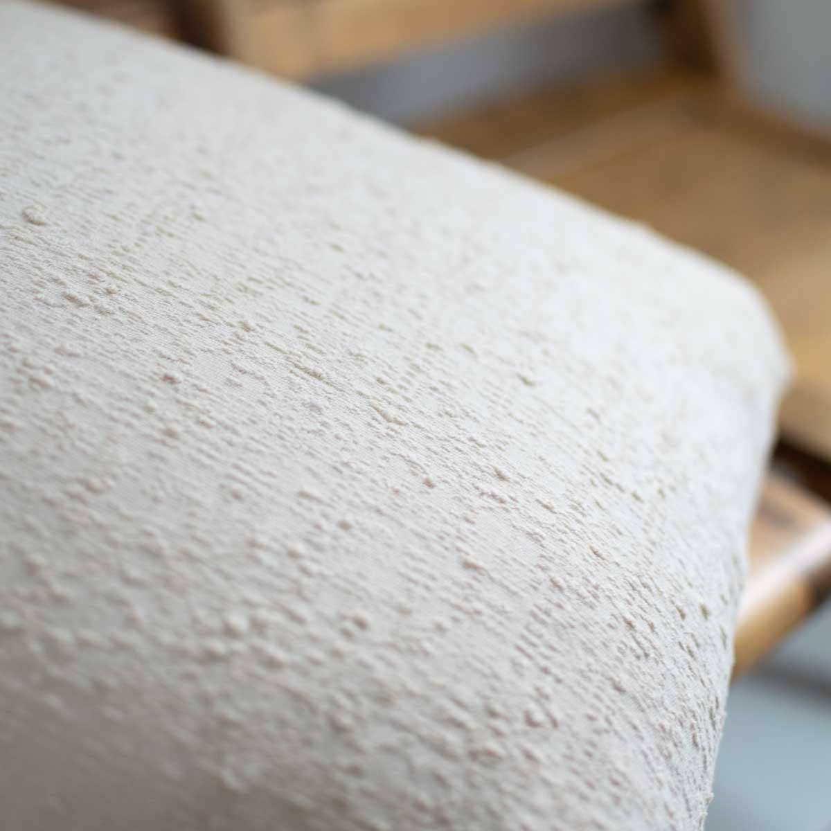 Woven Pillow in Textured Beige: 20 x 20