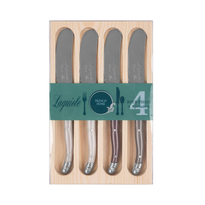 French Home 4 Piece Laguiole Spreader Set - Warm Spice