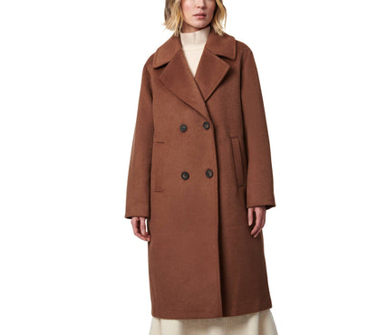 Wool Trench Coat: Cigar / Medium