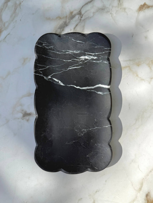 Black Marble Tray