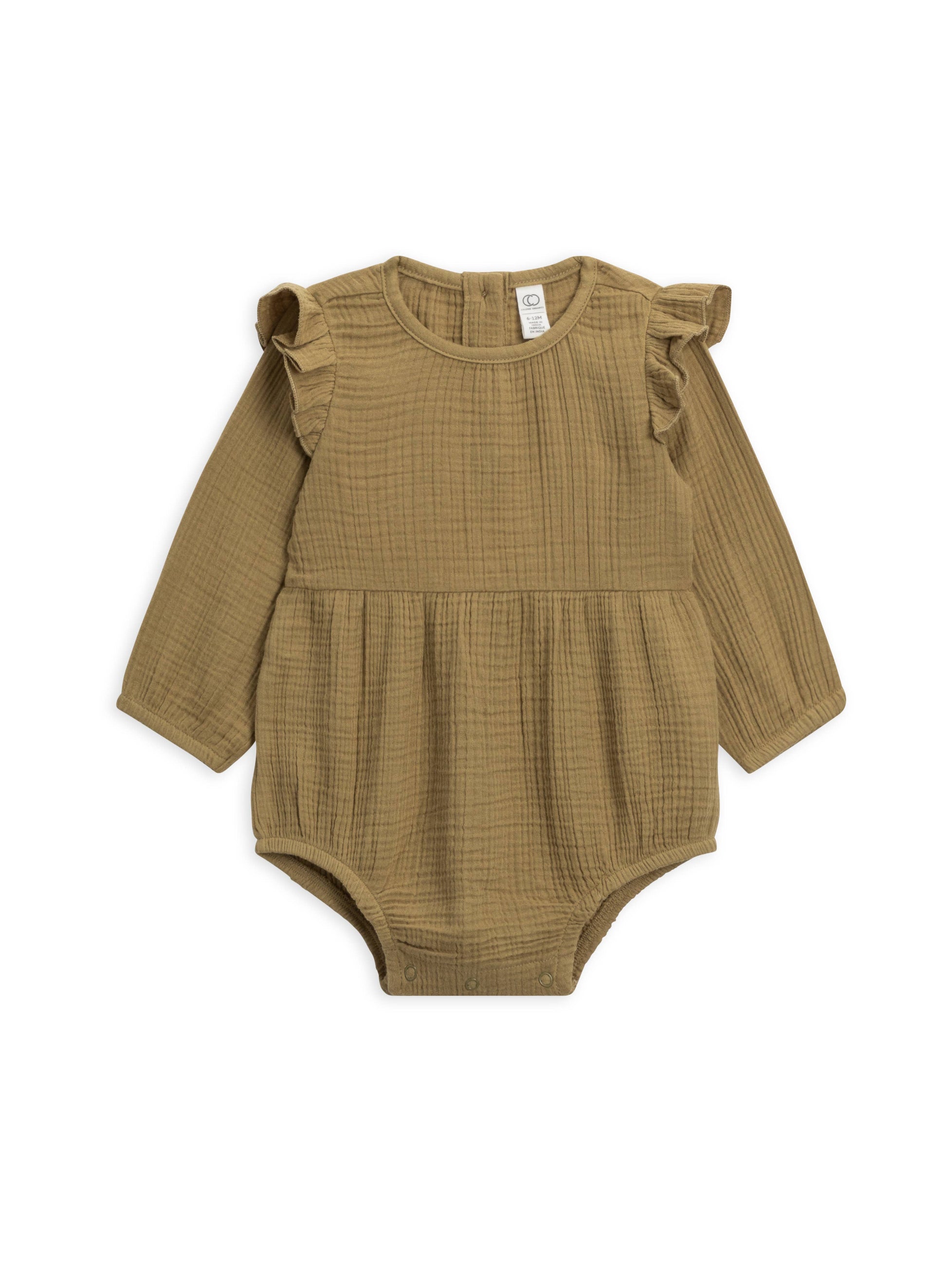 Organic Baby & Kids Isla Muslin Bubble Romper - Herb: 18-24M