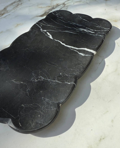 Black Marble Tray