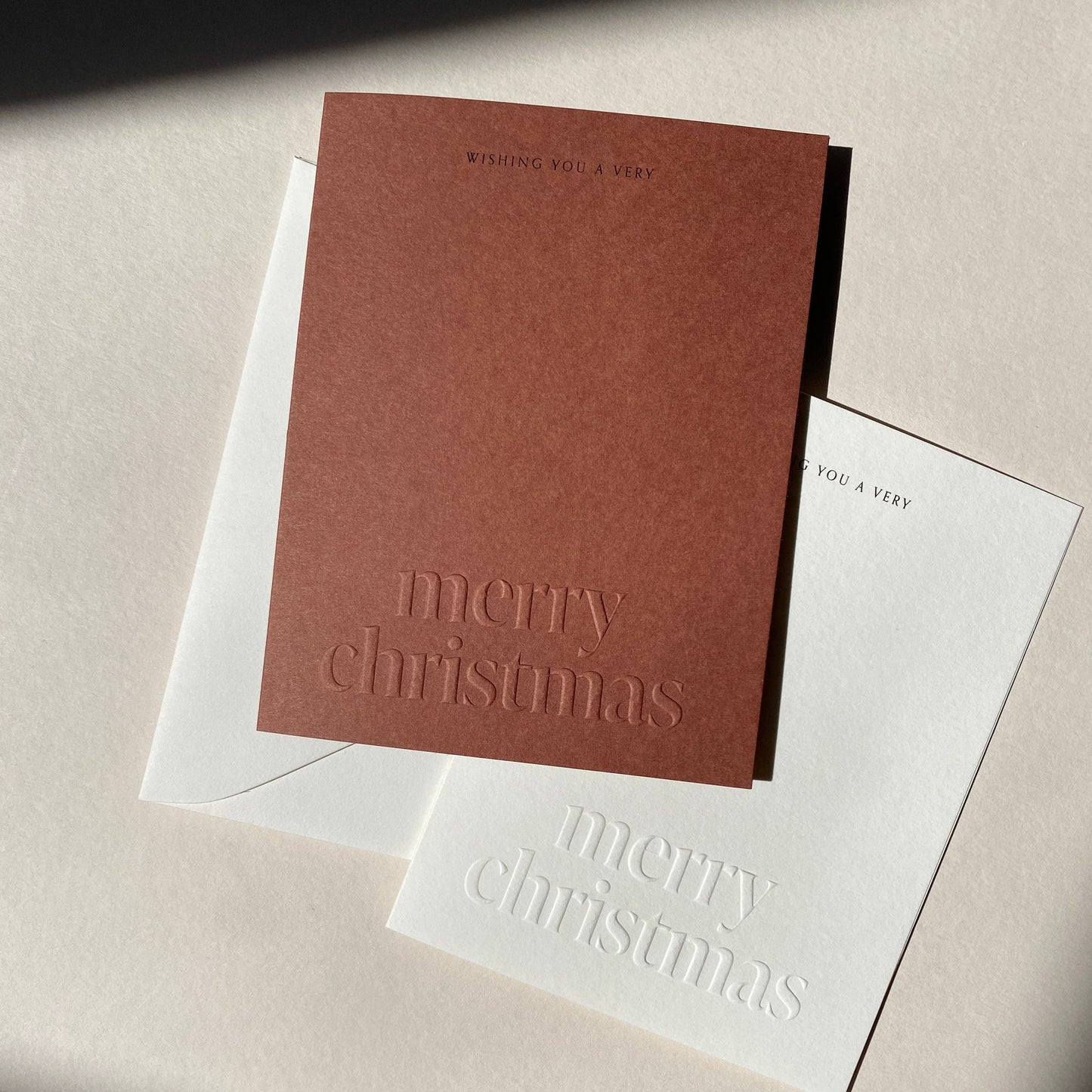 Merry Christmas Note Card | Chestnut