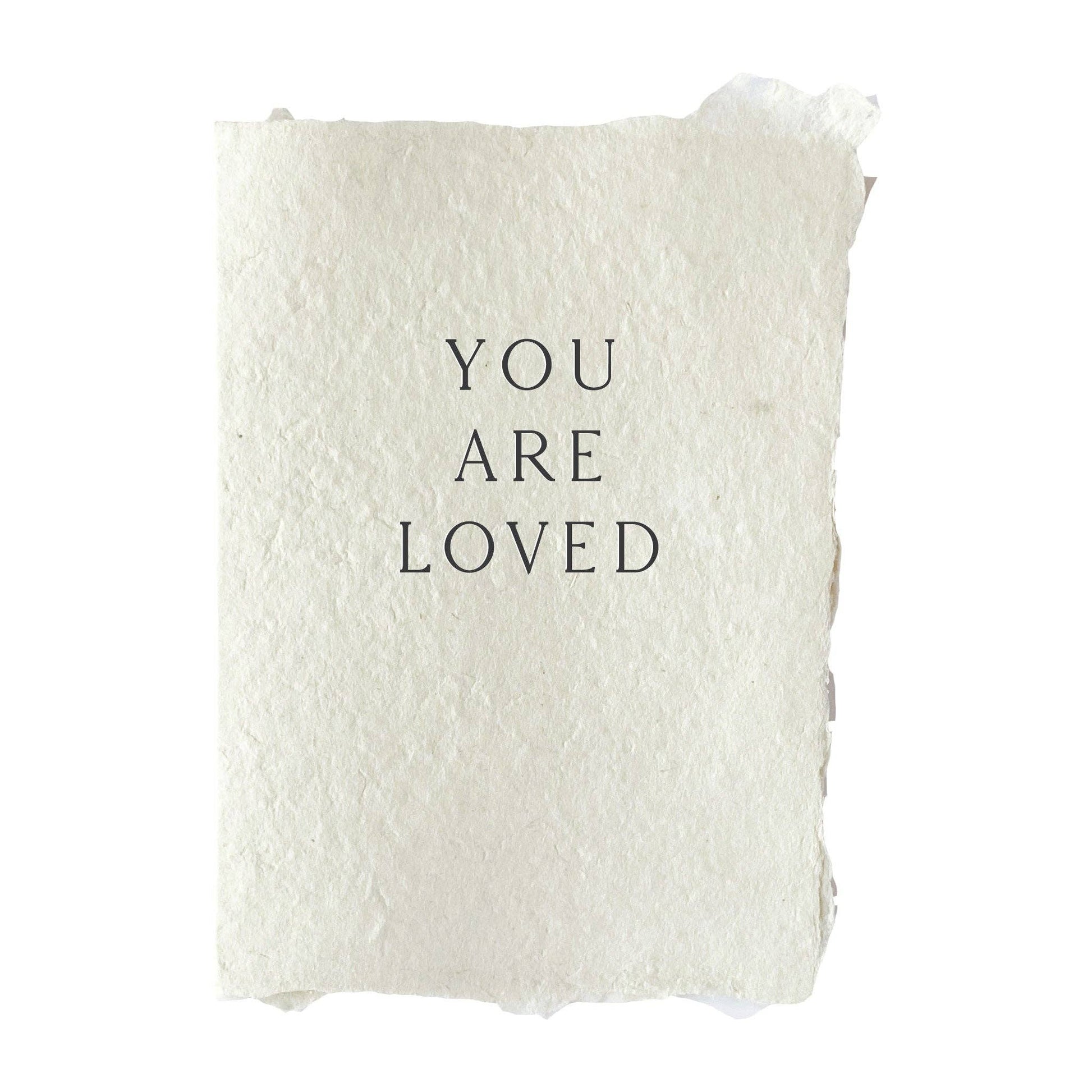 You are loved card