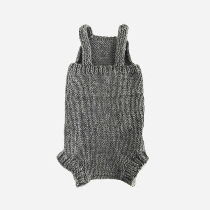 Hand-knit Romper | Hand Knit Kids & Baby Clothing: Zinc / S; 12-18m