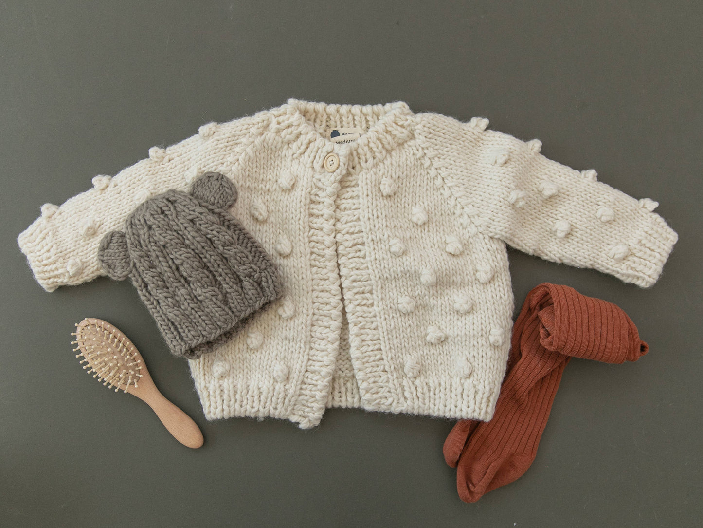 Popcorn Cardigan | Cream