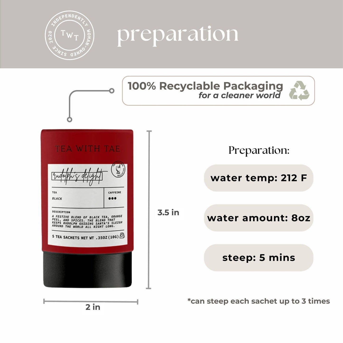 Rudolph's Delight Holiday Tea