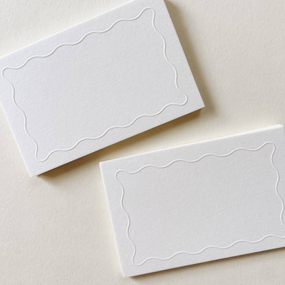 Squiggle Place Cards | Set of 12